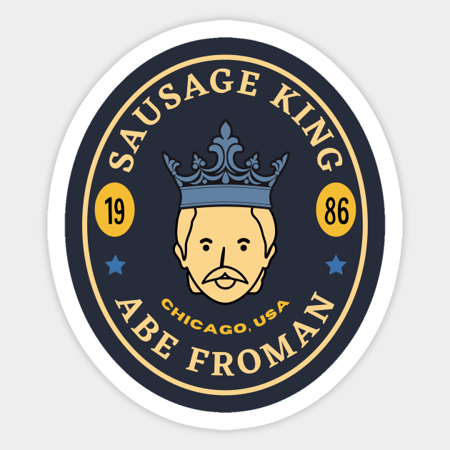 Sausage King of Chicago Sticker by Mountain Dewclaw